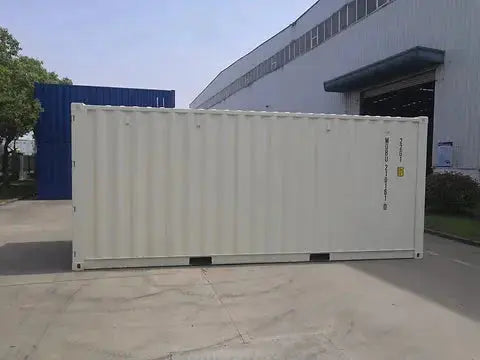 Contenedor marítimo 20 pies dry van blanco – nuevo